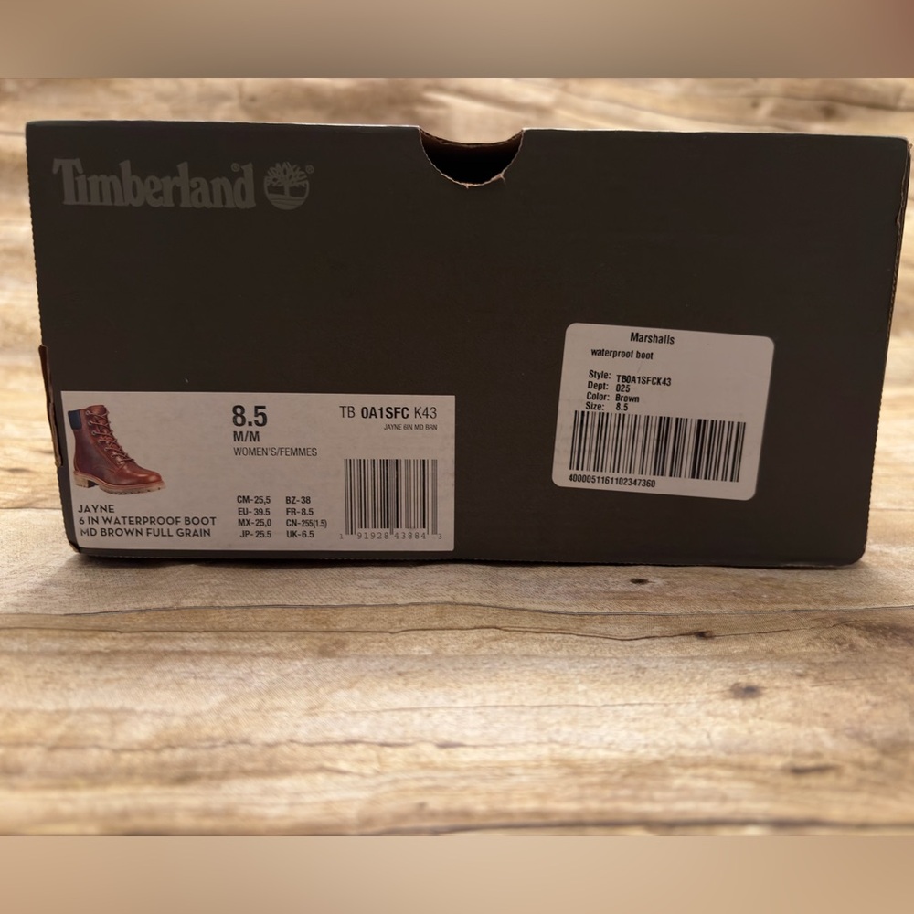 NEW Timberland Jayne 6-Inch Waterproof Boots – Women’s Size 8.5 - Picture 9 of 9